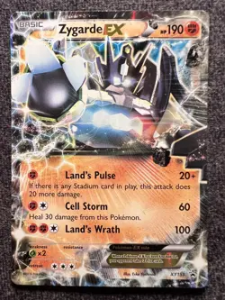 Zygarde EX XY151 Black Star Promo Ultra Rare Holo Pokemon Card MP - Image 1