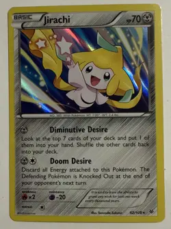 Pokemon TCG Jirachi Roaring Skies Holo Rare Card 42/108 NM/MT Condition - Image 1