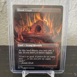 BLOOD CRYPT (BORDERLESS) Lorwyn Eclipsed ECL Magic MTG MINT CARD - Image 2