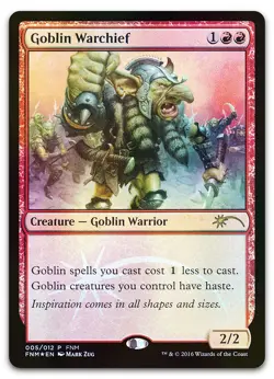 Goblin Warchief (2016) #5 (Foil) (LP) FNM Promos FNM Magic MTG - Image 1
