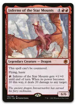 Inferno of the Star Mounts #151 (NM) Forgotten Realms AFR Magic MTG - Image 1