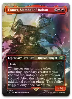 Eomer, Marshal of Rohan (Borderless) #428 (Foil) NM Lord of the Rings Magic MTG - Image 1