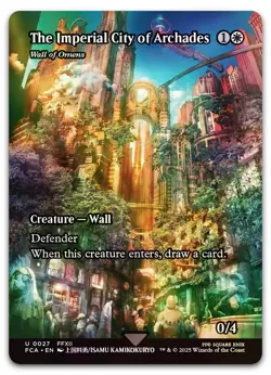 The Imperial City of Archades - Wall of Omens (Showcase) (Foil) NM Final Fantasy - Image 1