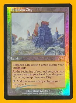 MTG FORSAKEN CITY (FOIL) Planeshift (OldManMTG 003-615) - Image 1