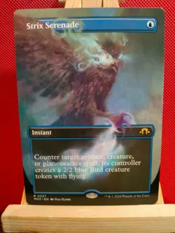 Strix Serenade (Borderless) - Modern Horizons 3 - NM - Rare - MTG - Image 1