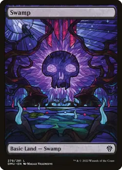 MTG Swamp (279) Full Art ** Dominaria United ** English - Image 1
