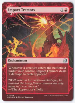 Impact Tremors U Wilds of Eldraine: Enchanting Tales 44 NM - Image 1