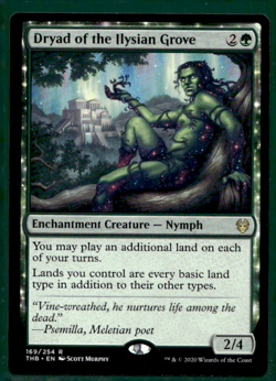 DRYAD OF THE ILYSIAN GROVE THEROS BEYOND DEATH THB ENCHANTMENT NYMPH MTG 169 - Image 1