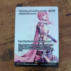 Lightning, Lone Commando-Isshin, Two Heavens As One Final Fantasy MTG NM - Image 1