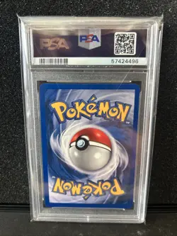 Pokemon PSA 8 Graded HOLO 1st Edition Dark Alakazam 1/82 Team Rocket WOTC - Image 2