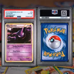PSA 6 2010 Pokemon HeartGold & SoulSilver Triumphant Haunter Non-holo 35/102 - Image 3