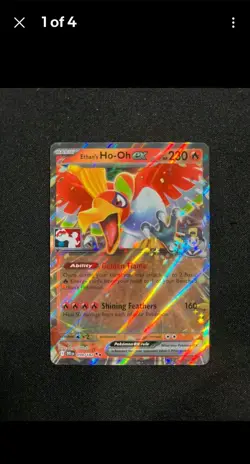 Ethan's Ho-Oh ex 039/182 Play! Pokemon Prize Pack Series 8 Exclusive Near Mint - Image 1