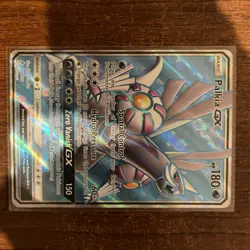 Pokemon Sun & Moon Forbidden Light Full Art Rare Palkia GX 119/131 NM/M - Image 2