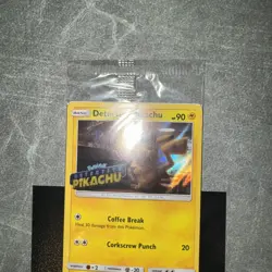 Detective Pikachu SM190 SEALED Black Star Promo Stamped Holo Version Pokemon TCG - Image 4