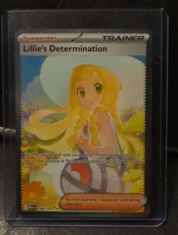 NM Pokemon TCG Lillie's Determination 184/132 Full Art Trainer Mega Evolutions - Image 1