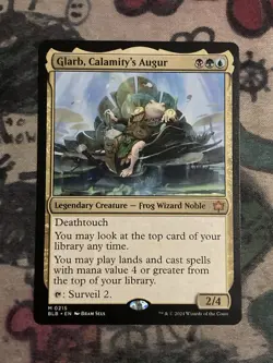 MTG Glarb, Calamity's Augur Bloomburrow 215/427 0215 Regular Mythic Magic - Image 1