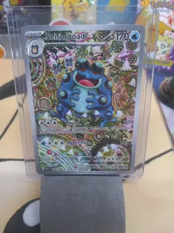 Pokemon TCG Seismitoad Illustration Rare Black Bolt 105/086 - Image 1