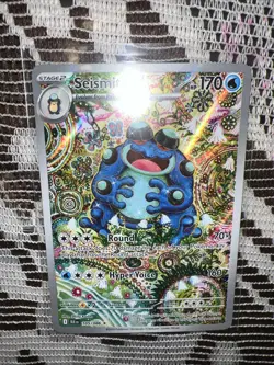 Pokemon TCG Seismitoad Illustration Rare Black Bolt 105/086 - Image 1