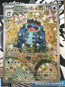 Pokemon TCG Seismitoad Illustration Rare Black Bolt 105/086 SEND OFFERS!! - Image 1