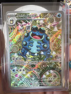 Pokemon TCG Seismitoad Illustration Rare Black Bolt 105/086 SEND OFFERS!! - Image 4