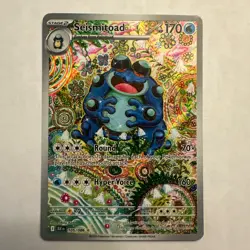 Pokemon TCG Seismitoad Illustration Rare Black Bolt 105/086 - Image 1