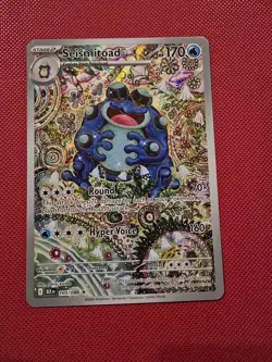 Seismitoad 105/086 Black Bolt Illustration Rare English Pokemon TCG - Image 1