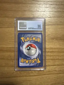 Pokemon Alakazam TCG Base Set Holo Card 1/102 Unlimited Rare, CGC 8.5 - Image 2