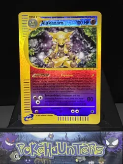 Pokemon Card Alakazam 33/165 Expedition Base Set Reverse Holo Rare Light Play - Image 1