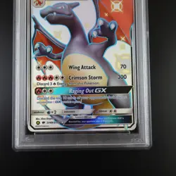 PSA 10 Charizard GX SV49/SV94 Pokemon Hidden Fates Full Art Holo Card - Image 3