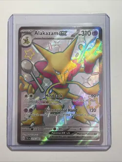 Pokemon Card | 215/091 Alakazam EX Shiny Ultra Rare - SV: Paldean Fates (PAF) K1 - Image 1