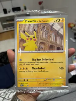 Pikachu At The Museum Jumbo Card Pokemon Card - Image 1