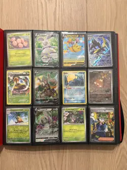Pokemon Binder with modern cards including rares holos full arts 480 cards - Image 1