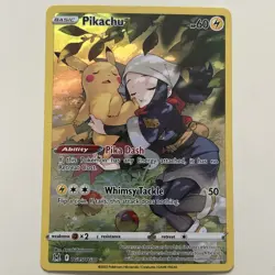 Pokemon TCG Pikachu TG05/TG30 Holo Rare Lost Origin Trainer Gallery Mint - Image 1