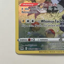 Pokemon TCG Pikachu TG05/TG30 Holo Rare Lost Origin Trainer Gallery Mint - Image 5