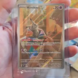 SEALED Pokemon TCG Mimikyu 075 Scarlet & Violet Promo Holo Card 70 HP 2024 - Image 1
