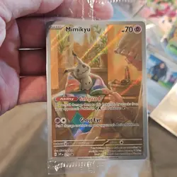 SEALED Pokemon TCG Mimikyu 075 Scarlet & Violet Promo Holo Card 70 HP 2024 - Image 3