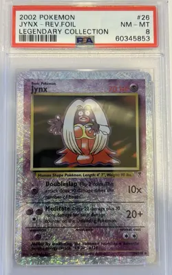 Pokemon Jynx Legendary Collection Reverse Holo foil #26 PSA 8 POP 203 26/110 - Image 1