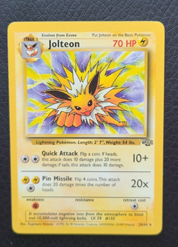 Pokemon Jolteon TCG Jungle 20/64 Regular Rare Non-Holo NEAR MINT - Image 1