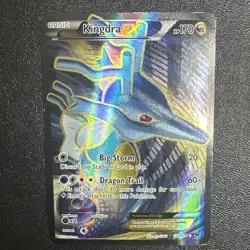 Kingdra-EX Fates Collide 122/124 Holo Full Art - Pokemon TCG Heavy Played - Image 1