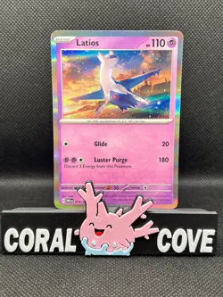 Latios 073/182 Rare Paradox Rift Pokemon Holo NM - Image 1