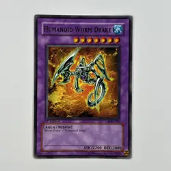 Yugioh! Humanoid Worm Drake LON-005 1st Edition Common NM - Image 1