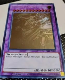 Yugioh Blue-Eyes Ultimate Dragon (Ghost Rare) GFP2-EN181 NM (See Pictures) - Image 1