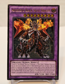 Ultimate Rare Archfiend Black Skull Dragon CORE-EN048 Unlimited Yugioh 1061 - Image 1