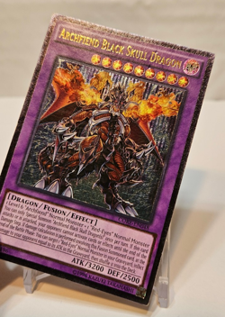 Ultimate Rare Archfiend Black Skull Dragon CORE-EN048 Unlimited Yugioh 1061 - Image 4
