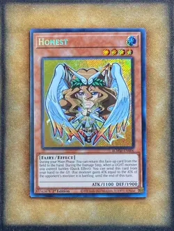 Yugioh Honest BLMM-EN006 Secret Rare 1st Ed NM - Image 1