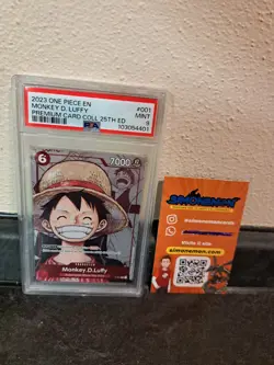 Psa 9 One Piece MONKEY D. LUFFY Premium Card Collection 25th Edition Eng - Image 1