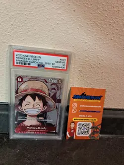 Psa 10 One Piece MONKEY D. LUFFY Premium Card Collection 25th Edition Eng - Image 1