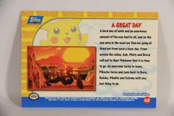 Pokemon Card First Movie #58 A Great Day Blue Logo 1st Print ENG L018649 - Image 2