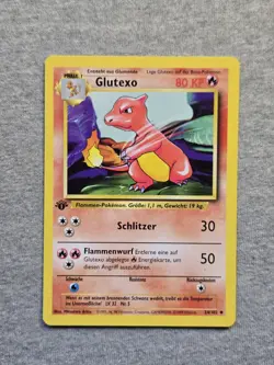 Pokemon Card 1st Edition Glutexo (24/102) Charmeleon Base Set GERMAN - Image 1
