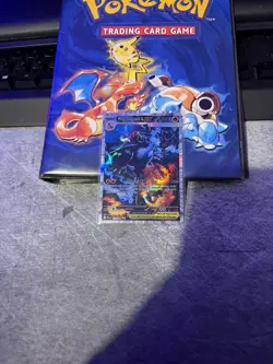Mega Charizard x Ex 125/094 SIR Phantasmal Flames English Pokemon Card - Image 1